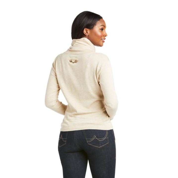 Ariat Lexi Sweater Oatmeal | rE7BZZcF