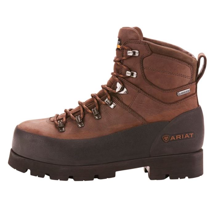 Ariat Linesman Ridge 6" GORE-TEX Composite Toe Work Boot Rjave | cSZwraJW