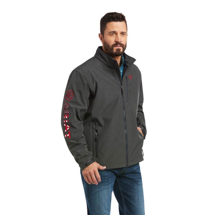 Ariat Logo 2.0 Softshell Jacket Sive | aV2SMNls