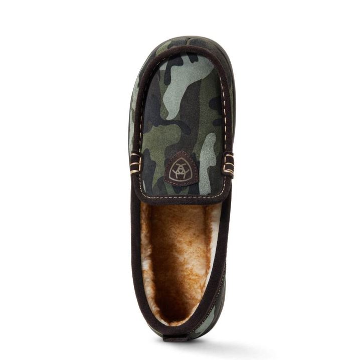 Ariat Lost Lake Moccasin Slipper Maskirni Vzorec | BU7SbEte