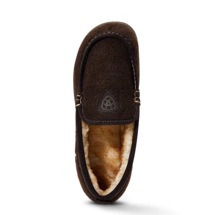 Ariat Lost Lake Moccasin Slipper Čokolade | s9vBSonp