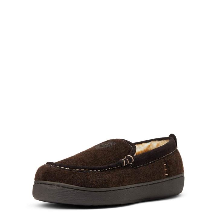 Ariat Lost Lake Moccasin Slipper Čokolade | s9vBSonp