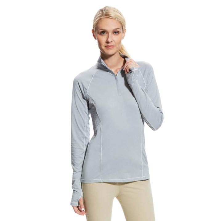 Ariat Lowell 2.0 1/4 Zip Baselayer Sive | kBiEuWOl