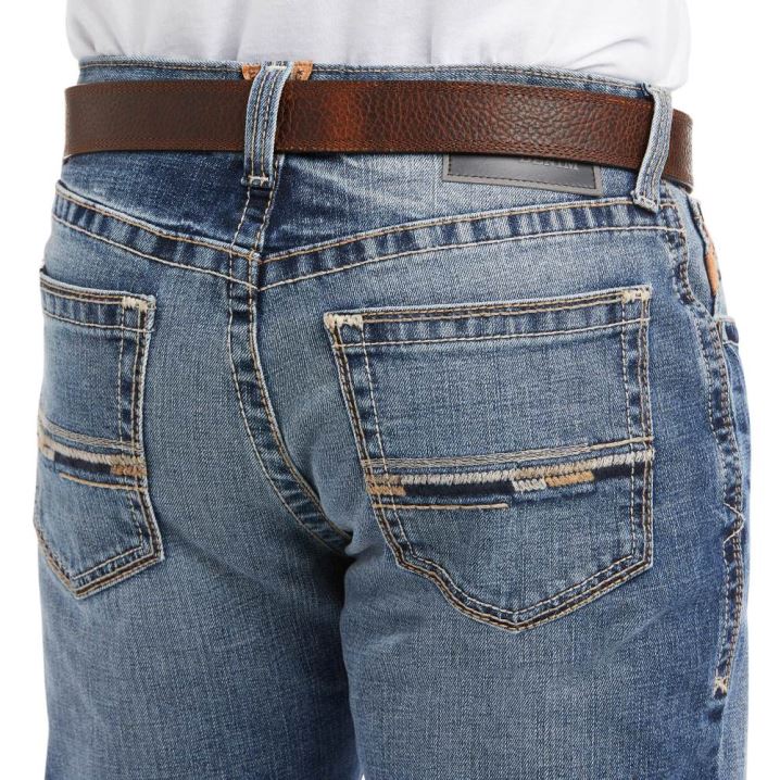 Ariat M4 Low Rise Stretch Longspur Stackable Straight Leg Jean Dakota | HnWmr841