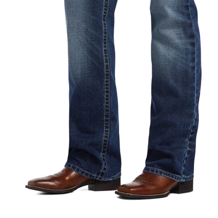 Ariat M4 Low Rise Stretch Vaquero Fashion Boot Cut Jean Aspen | UAWJls2j