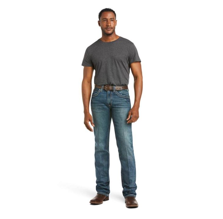 Ariat M5 Slim Boundary Stackable Straight Leg Jean Gulch | 7C2DYJAV