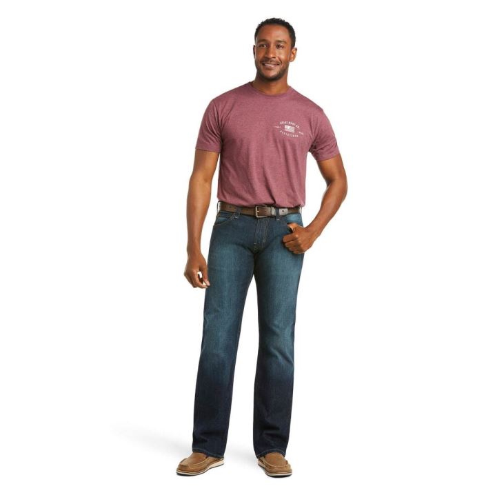 Ariat M7 Rocker Stretch Legacy Stackable Straight Leg Jean Fremont | IUOTzUrS