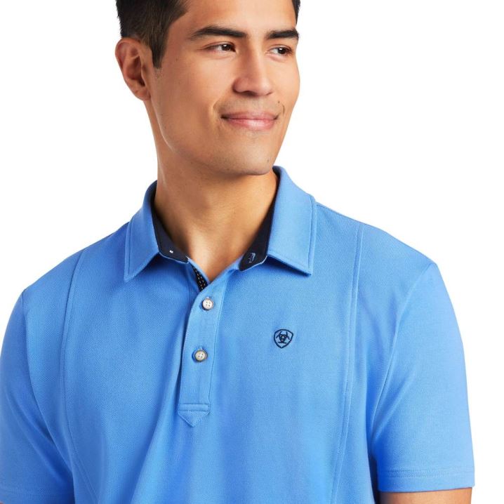 Ariat Medal Polo Modre | JpdoeDX8