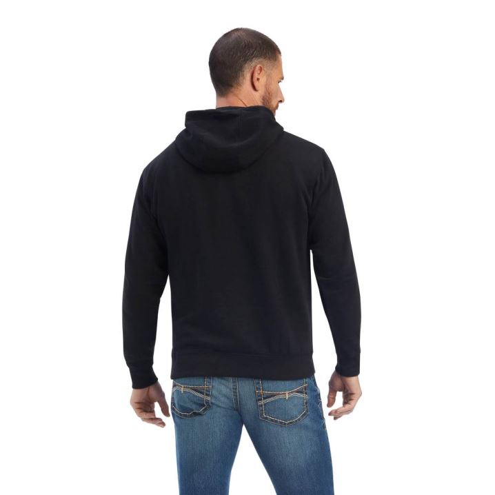 Ariat Mexico Hoodie Črne | EPEXkwRS