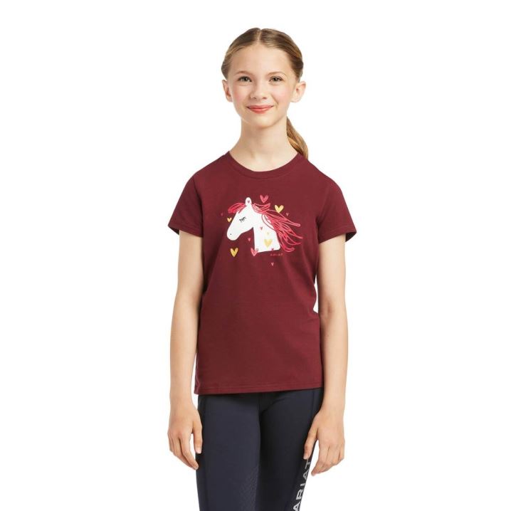 Ariat My Love T-Shirt Zinfandel | P69eO2SC