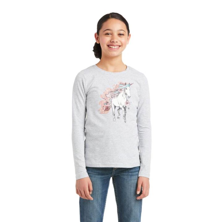 Ariat My Unicorn T-Shirt Sive | 3GZJiVH7