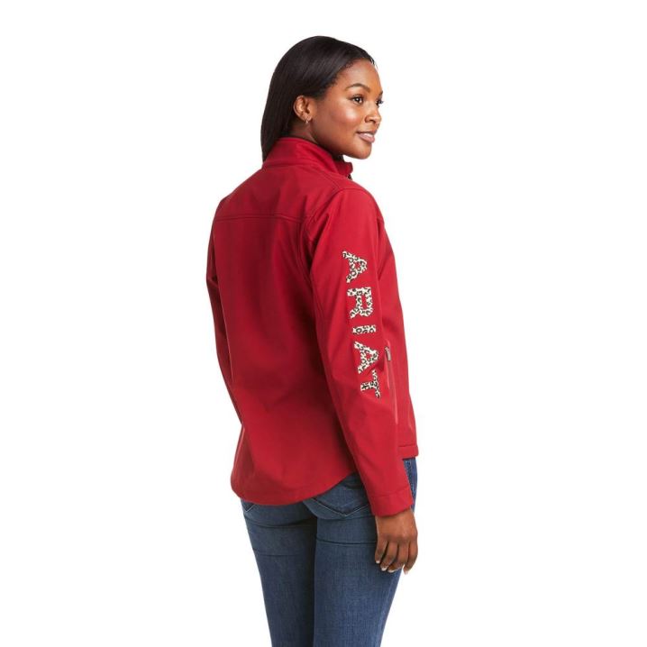 Ariat New Team Softshell Jacket Rhubarb | XBE8Iu2a