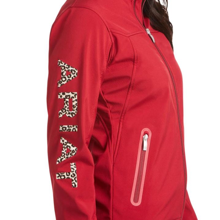 Ariat New Team Softshell Jacket Rhubarb | XBE8Iu2a