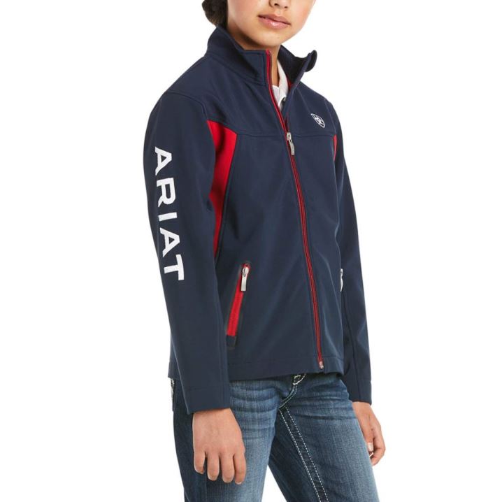 Ariat New Team Softshell Jacket Temno Modre | 9rYRWKO0