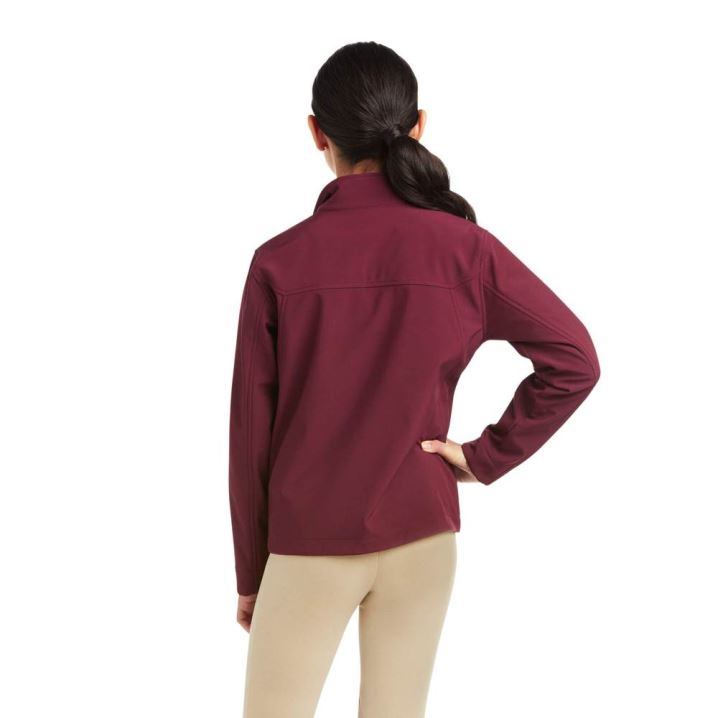 Ariat New Team Softshell Jacket Windsor Wine | oioSKnku