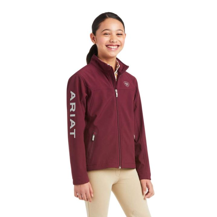 Ariat New Team Softshell Jacket Windsor Wine | oioSKnku