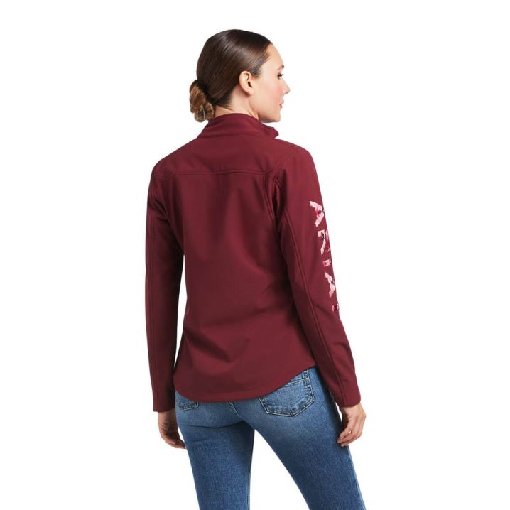 Ariat New Team Softshell Jacket Zinfandel/Carmen Geo | MzPmn7cn