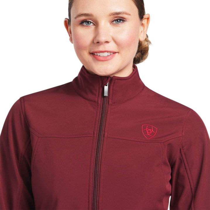 Ariat New Team Softshell Jacket Zinfandel/Carmen Geo | MzPmn7cn