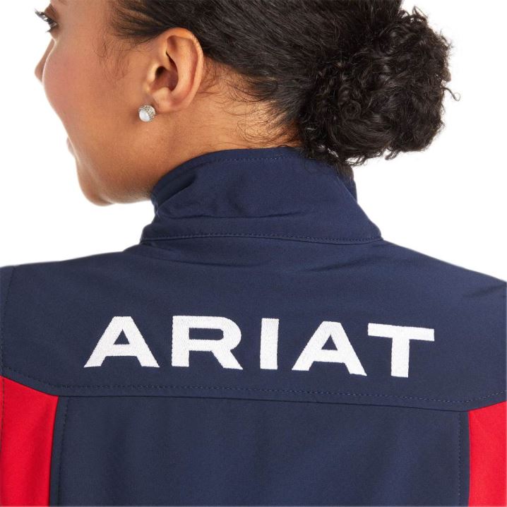 Ariat New Team Softshell Vest Temno Modre | O5uPLll5