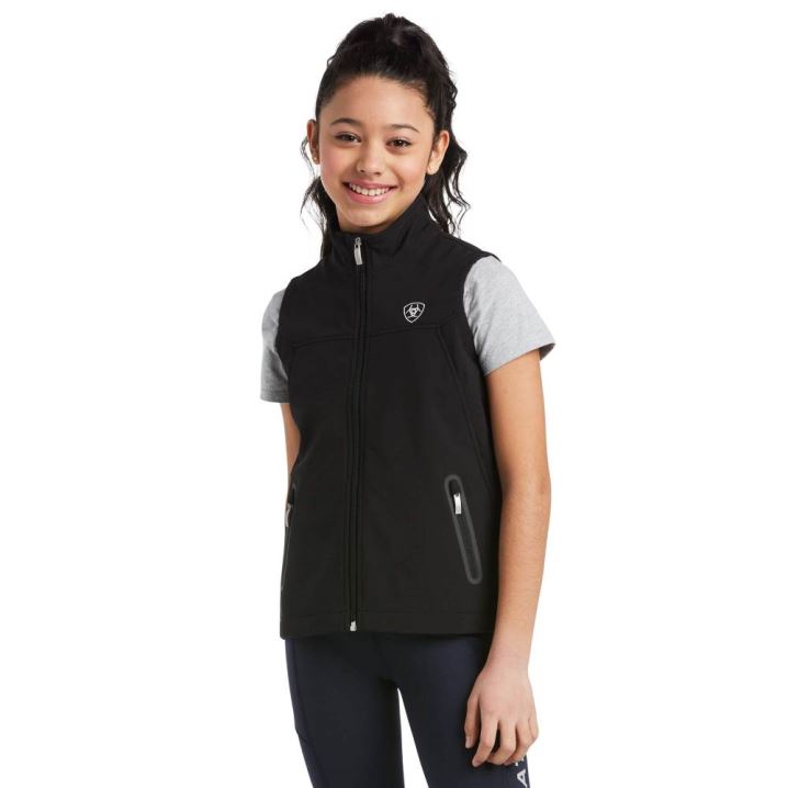 Ariat New Team Softshell Vest Črne | hdnt9FGH