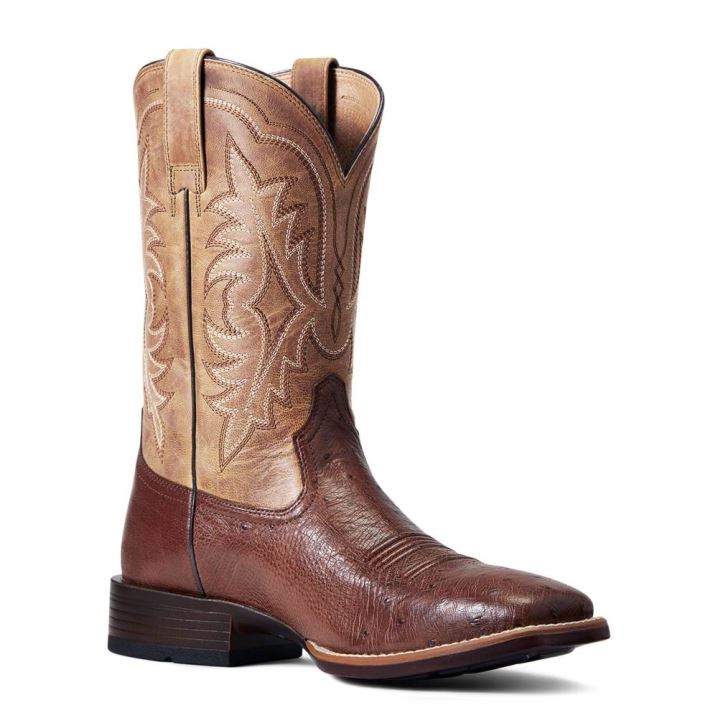 Ariat Night Life Ultra Western Boot Antique Tabac Sq Ostrich | SQQYM2id