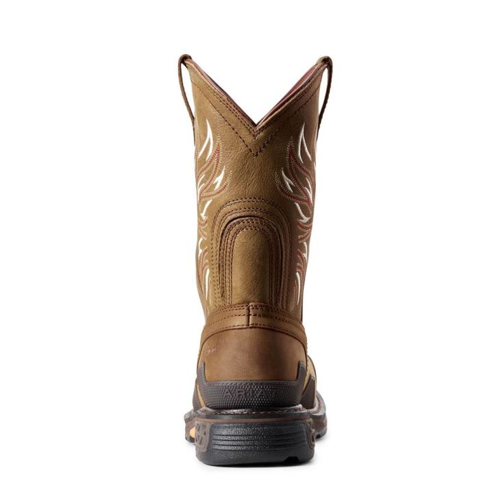 Ariat OverDrive Wide Square Toe Composite Toe Work Boot Rjave | esrx2MOL