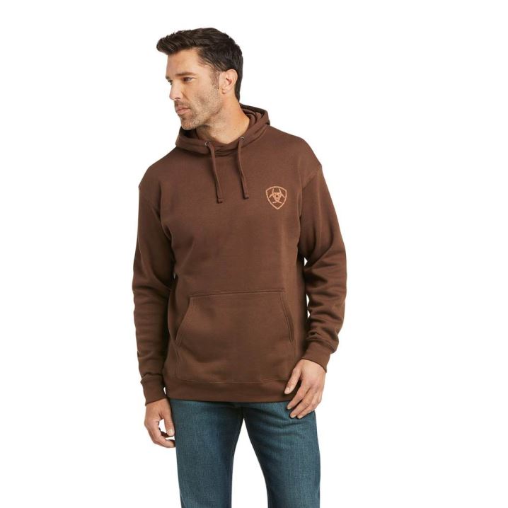 Ariat Patriot 2.0 Sweatshirt Rjave Rjave | CleaBX98