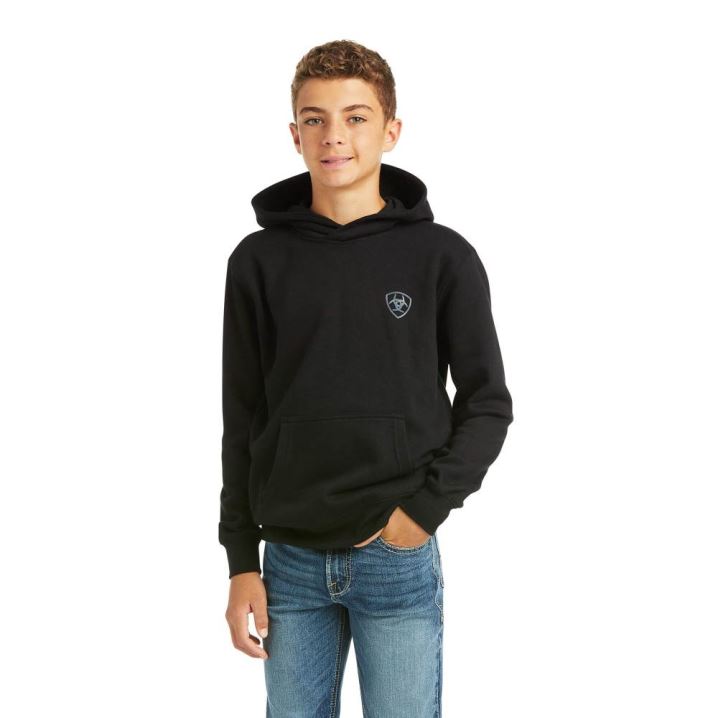 Ariat Patriot 2.0 Sweatshirt Črne Sive | FySkIKr4