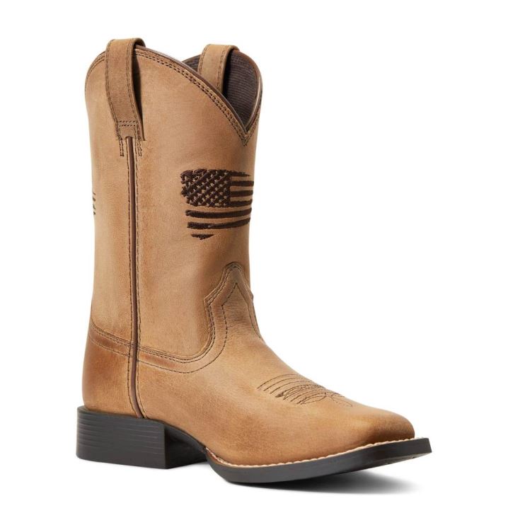 Ariat Patriot II Western Boot Rjave | Qn8stJS6