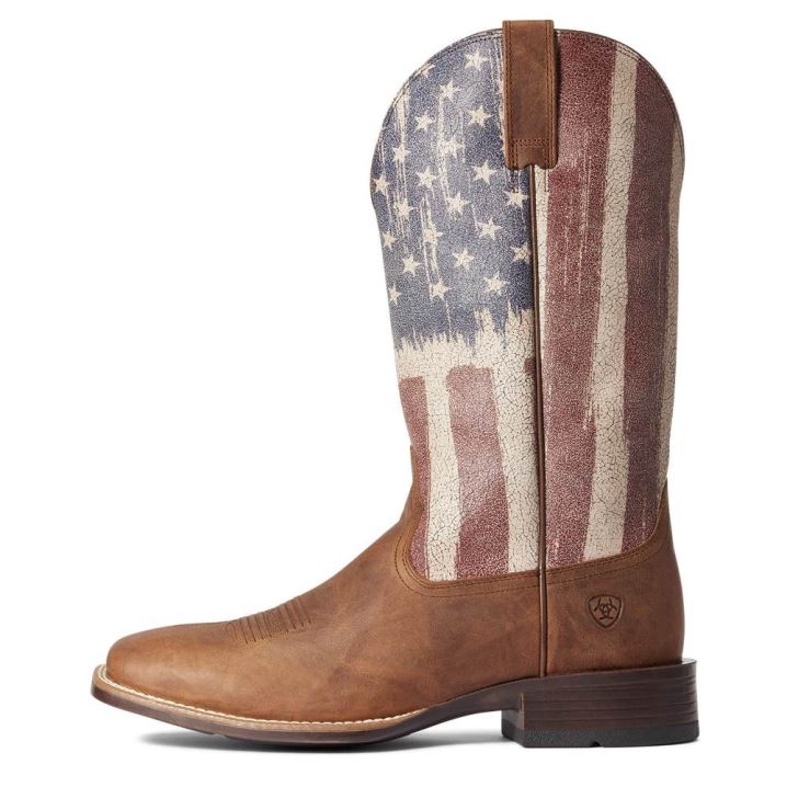 Ariat Patriot Ultra Western Boot Sorrel Crunch | Lfml95Ba