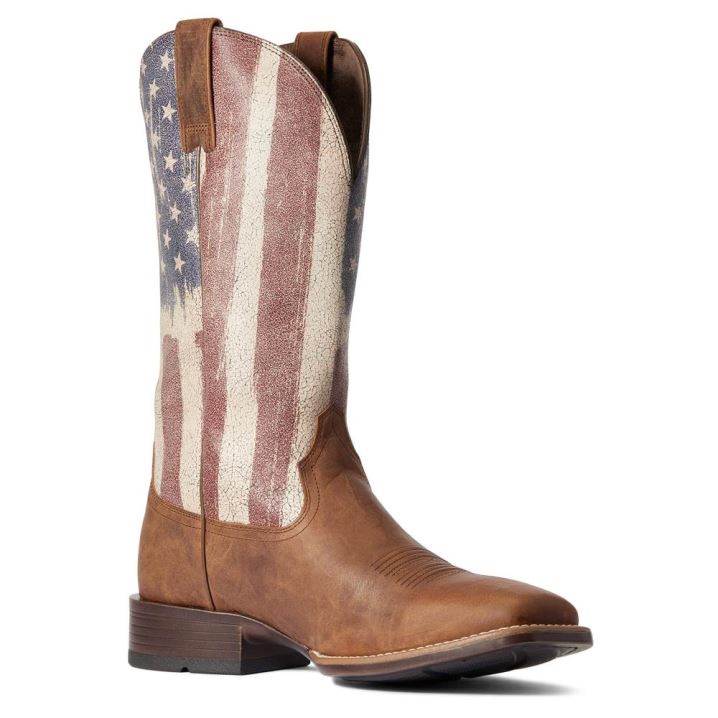 Ariat Patriot Ultra Western Boot Sorrel Crunch | Lfml95Ba