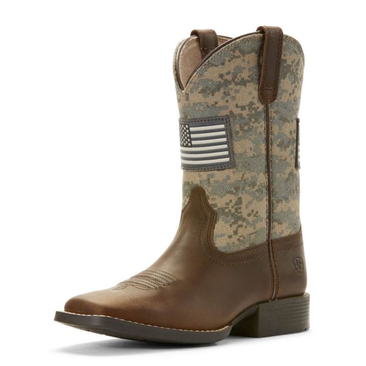 Ariat Patriot Western Boot Rjave | 7AQrIcqw