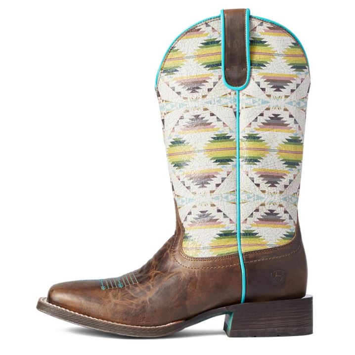 Ariat Pendleton Circuit Savanna Western Boot Rjave | QEDO9B08