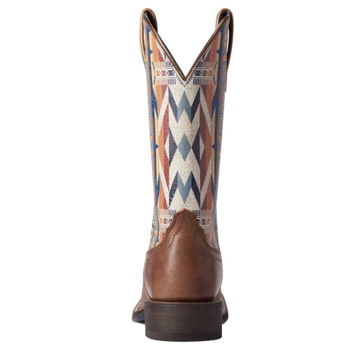 Ariat Pendleton Circuit Savanna Western Boot Temno Rjave | eQCRgDEn