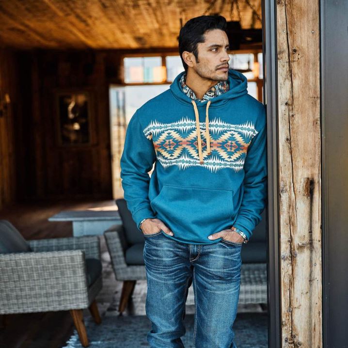 Ariat Pendleton Hoodie Sweatshirt Night Dance | ZKEOG3zh