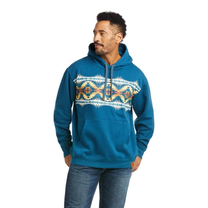 Ariat Pendleton Hoodie Sweatshirt Night Dance | ZKEOG3zh