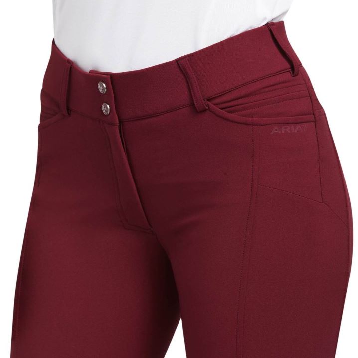 Ariat Prelude Knee Patch Breech Zinfandel | 6UzukjcI