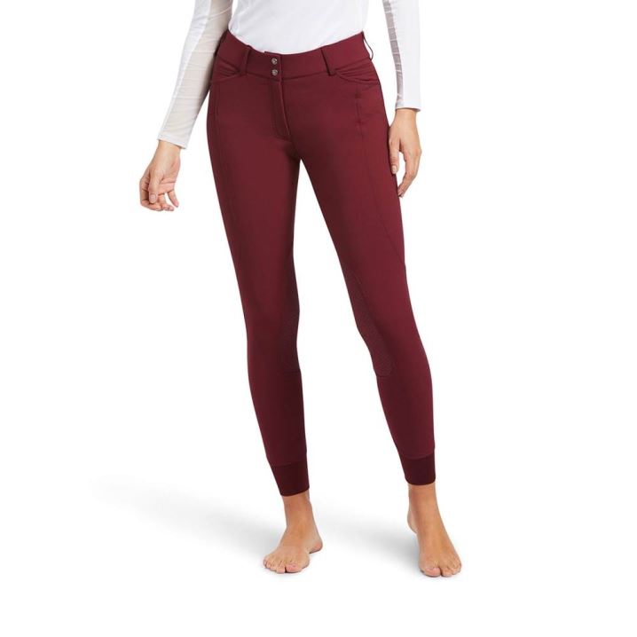 Ariat Prelude Knee Patch Breech Zinfandel | 6UzukjcI