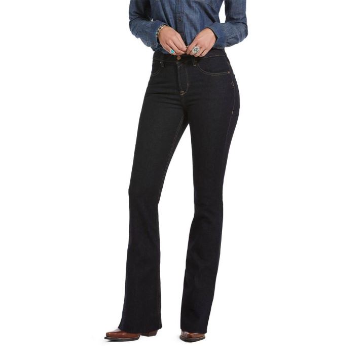 Ariat Premium High Rise Flare Jean Rinse | 3b4pro4v