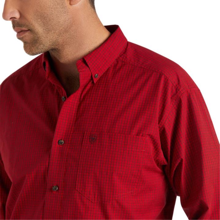 Ariat Pro Series Benito Classic Fit Shirt Holly Berry | E9KuxXrG