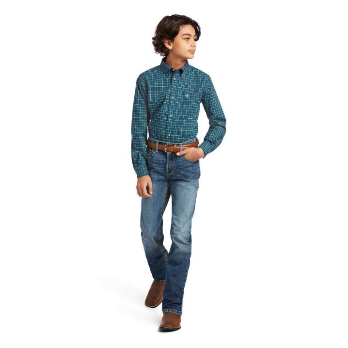 Ariat Pro Series Declan Stretch Classic Fit Shirt Temno | 8WKxyNBC