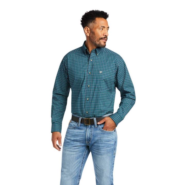 Ariat Pro Series Declan Stretch Classic Fit Shirt Temno | s39eRXcy