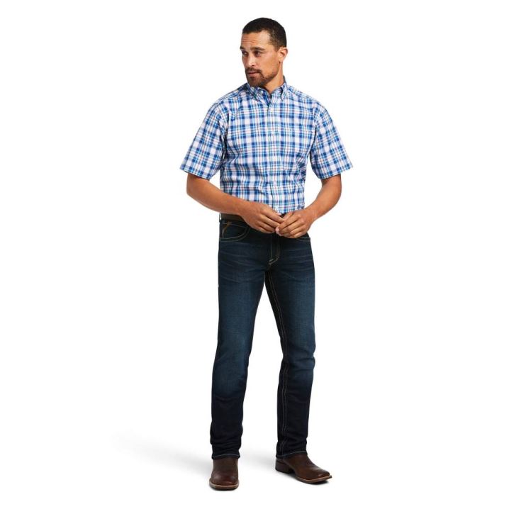 Ariat Pro Series Gregorio Fitted Shirt Bele | 4GgUErW7