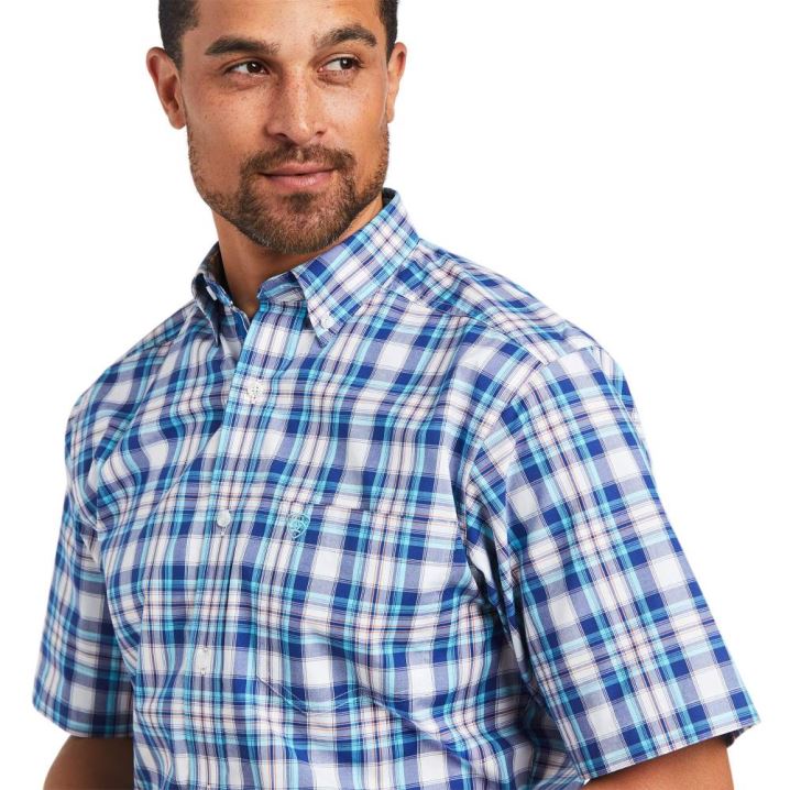 Ariat Pro Series Gregorio Fitted Shirt Bele | 4GgUErW7