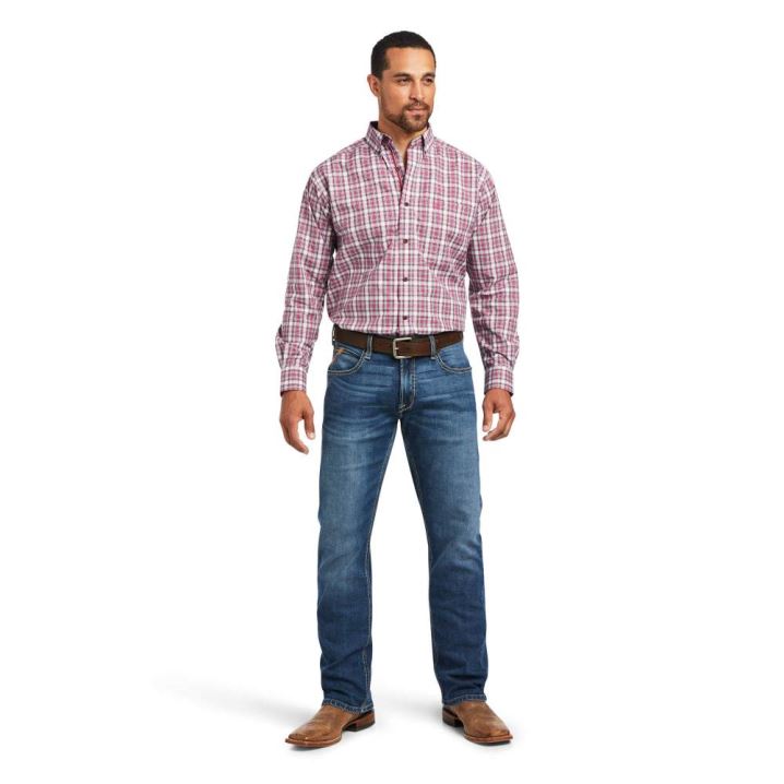 Ariat Pro Series Judson Classic Fit Shirt Roza | EZMgFTeO