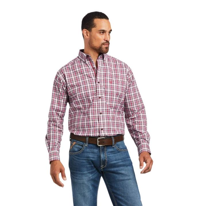 Ariat Pro Series Judson Classic Fit Shirt Roza | EZMgFTeO