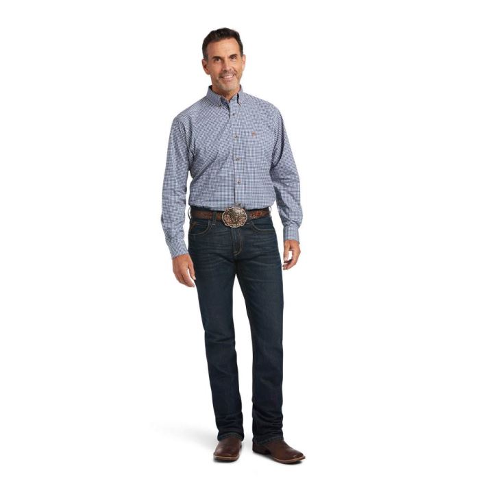 Ariat Pro Series Kayson Stretch Classic Fit Shirt Skyfall | 0FnUgUwQ