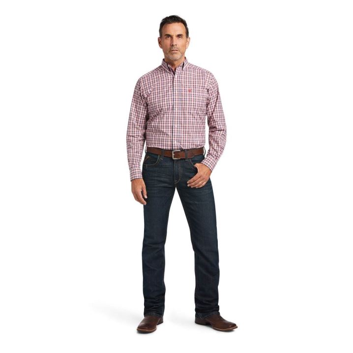 Ariat Pro Series Talan Fitted Shirt Poppies | 4AqcQYxz