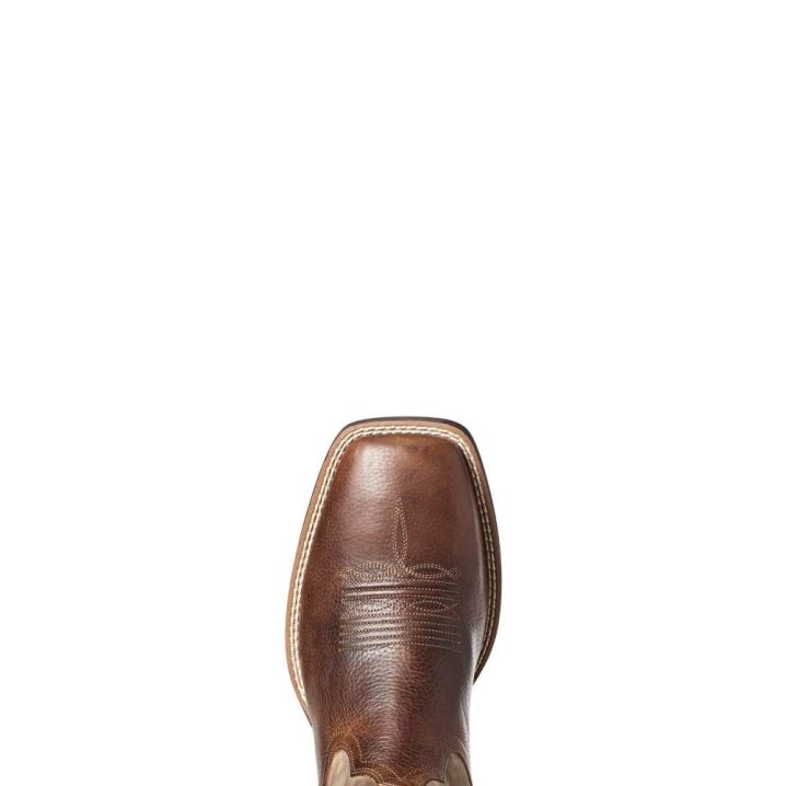 Ariat Qualifier Western Boot Rjave | Dr9gxtqP