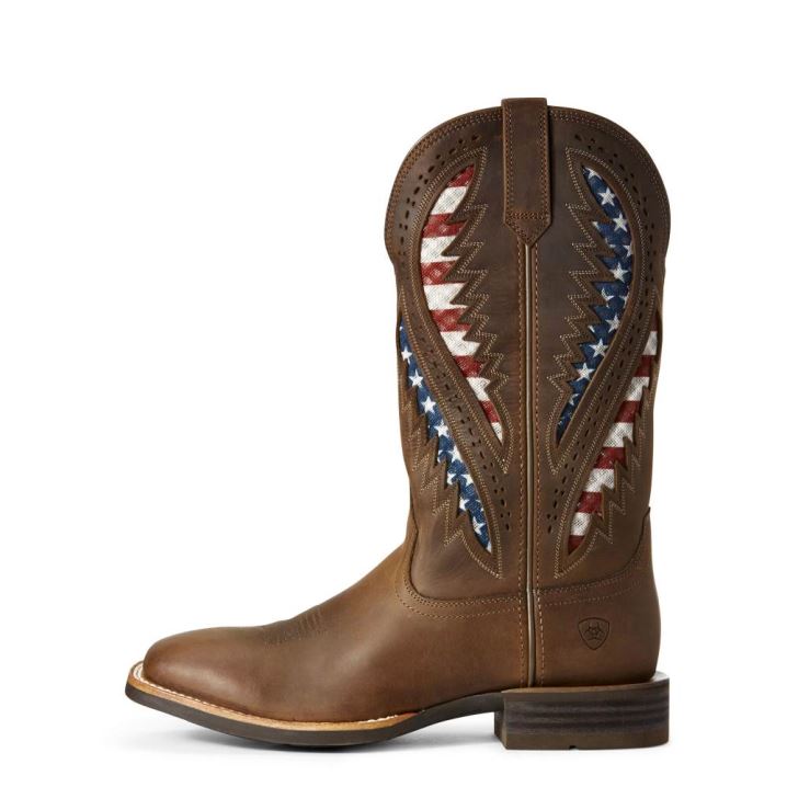 Ariat Quickdraw VentTEK Western Boot Rjave | WAEBgnh6